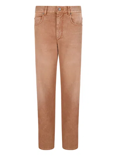 Isabel Marant Five-pocket Trousers In Brown