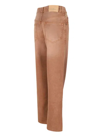 Isabel Marant Five-pocket Trousers In Brown