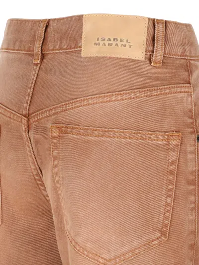 Isabel Marant Five-pocket Trousers In Brown