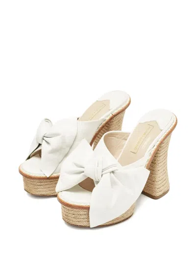 Pre-owned Paloma Barceló 75mm Bow-detail Espadrilles