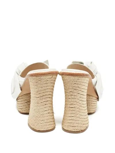 Pre-owned Paloma Barceló 75mm Bow-detail Espadrilles