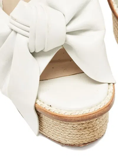 Pre-owned Paloma Barceló 75mm Bow-detail Espadrilles