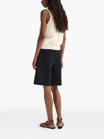 Rohe Textured Sleeveless Top In White