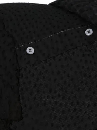 By Walid Patchwork Zip-up Hoodie In Black