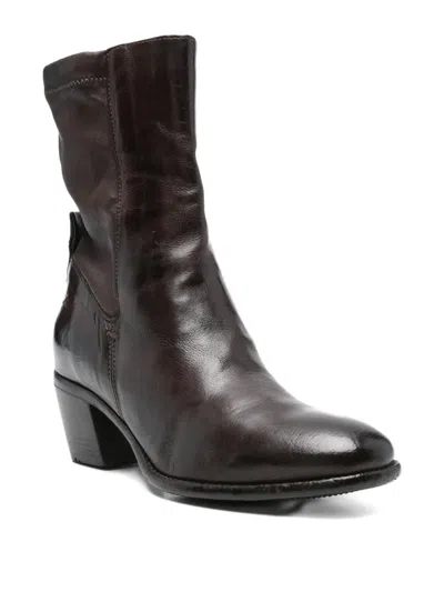 Lemargo 60mm Zipped Leather Ankle Boots In Multi