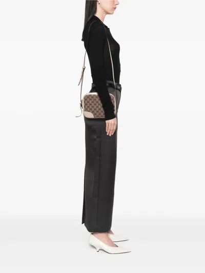 Pre-owned Gucci 2016-2025 Gg Canvas Bree Crossbody Bag