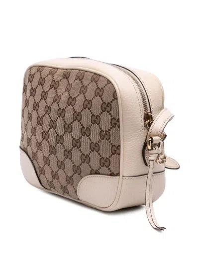 Pre-owned Gucci 2016-2025 Gg Canvas Bree Crossbody Bag