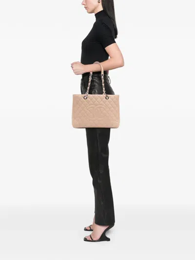 Pre-owned Chanel 2011 Caviar Grand Shopping Tote Bag