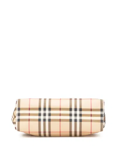 Pre-owned Burberry 2000-2017 House Check Canvas Tote Bag