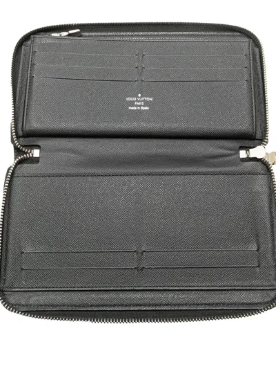 Pre-owned Louis Vuitton 2019 Taiga Zippy Organizer Wallet Long Wallets