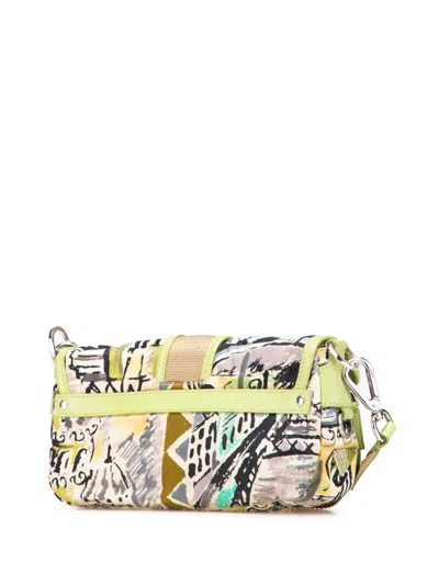 Pre-owned Prada 2000-2013 Tessuto Stampata Venezia Shoulder Bag