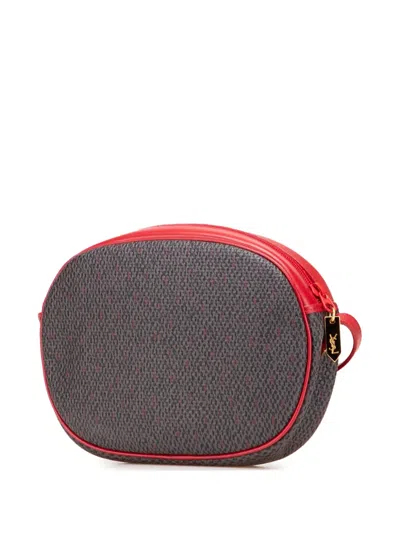Pre-owned Saint Laurent 20th Century Coated Canvas Crossbody Bag