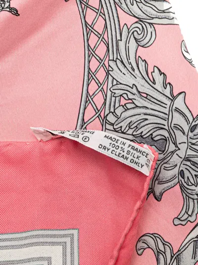 Pre-owned Hermes 1990-2015 Les Tuileries Silk Scarf Scarves