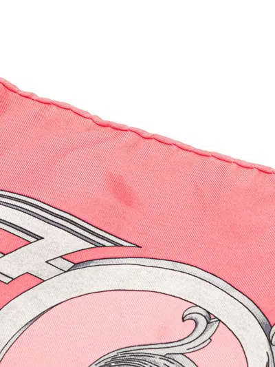 Pre-owned Hermes 1990-2015 Les Tuileries Silk Scarf Scarves