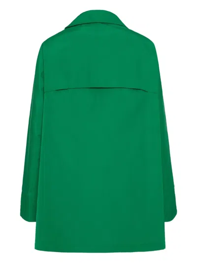 Dsquared2 Logo-print Coat In Green
