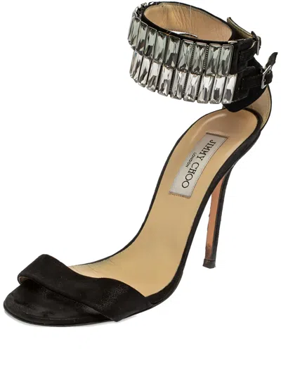 Pre-owned Jimmy Choo 115mm Leather Heeled Sandals