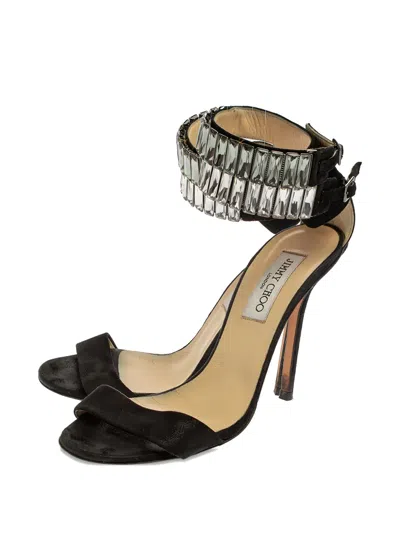 Pre-owned Jimmy Choo 115mm Leather Heeled Sandals