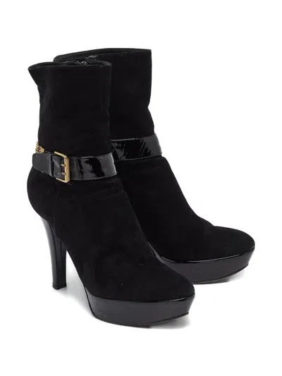 Pre-owned Casadei Vintage 110mm Leather Ankle Boots
