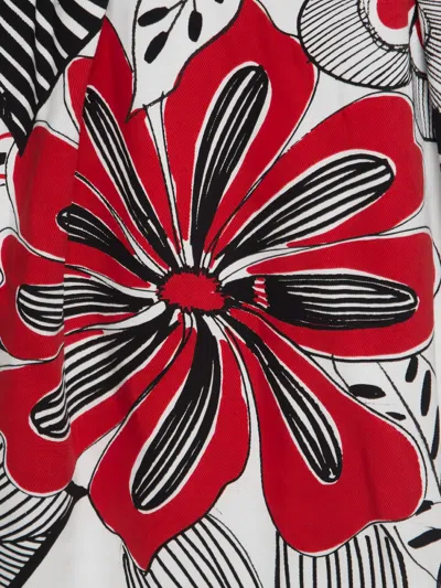 Pre-owned Dolce & Gabbana Floral-print Midi Skirt