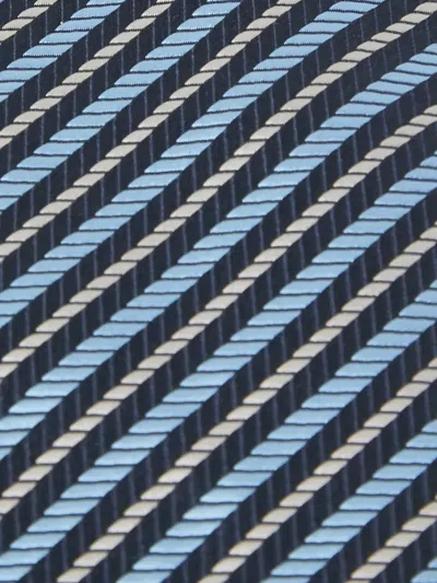 Pre-owned Ermenegildo Zegna Vintage Diagonal-stripe Silk Tie