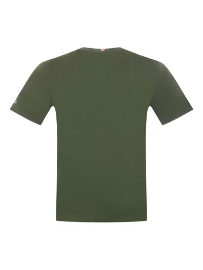 Mc2 Saint Barth Portofino Embroidered Crew-neck T-shirt In Green