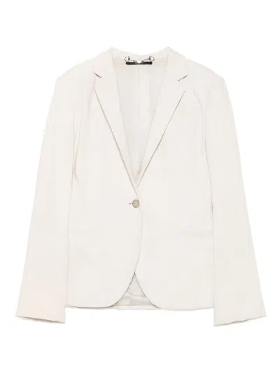 Pre-owned Gucci 2000s Lace-up Satin Blazer