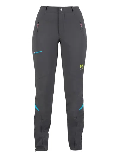 Karpos Zip-pockets Panel Sport Track Pants In Gray