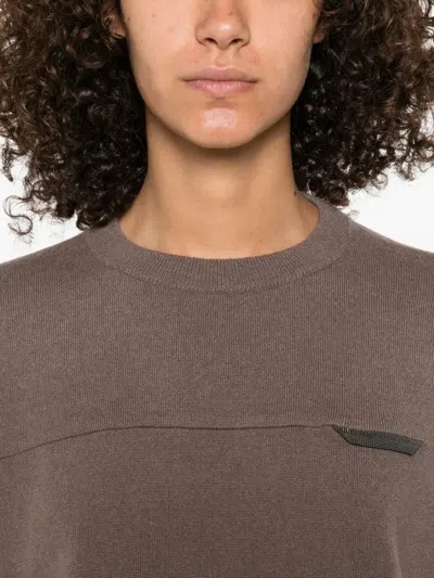Brunello Cucinelli Relaxed-fit Cashmere Sweater With Classic Silhouette In Brown