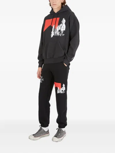 One Of These Days Graphic-print Jersey Sweatpants In Black