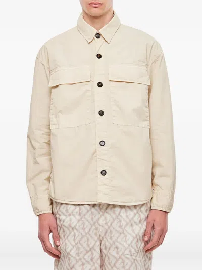 President's Shirt Tack Ps Cotton Nylon Stone Dye In Neutral