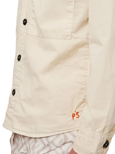 President's Shirt Tack Ps Cotton Nylon Stone Dye In Neutral