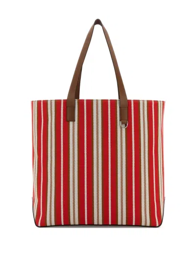 Fendi Medium Striped Postage-stamp Tote Bag