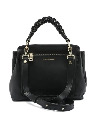 Officine Creative Woven-handle Satchel Bag