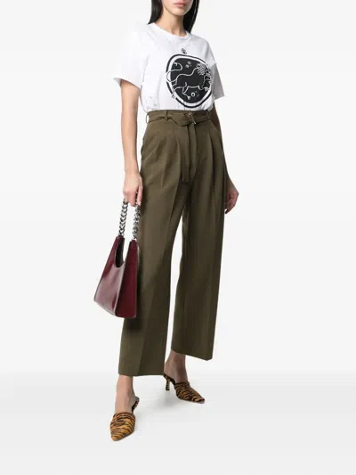 Swarovski Crystal-embellished T-shirt In White