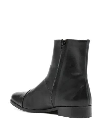 Anne Thomas Mr. Thomas Double-buckle Studded Ankle Boots