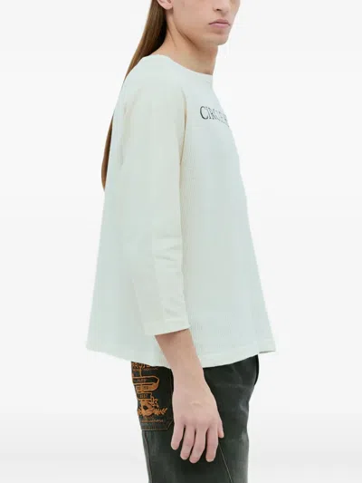 Circle Heritage Thermal Logo-detail Top In Neutral