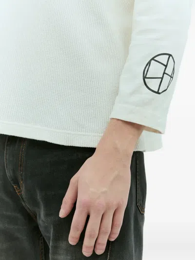 Circle Heritage Thermal Logo-detail Top In Neutral