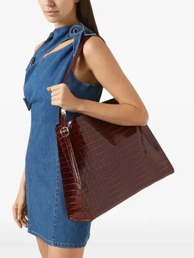 Coperni Belt Crocodile-effect Tote Bag