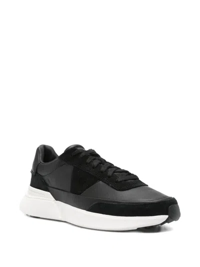 Clarks Craft Pace Leather Sneaker In Black