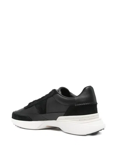 Clarks Craft Pace Leather Sneaker In Black
