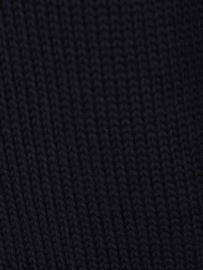 Roberto Collina Crewneck Knitted Sweater In Black