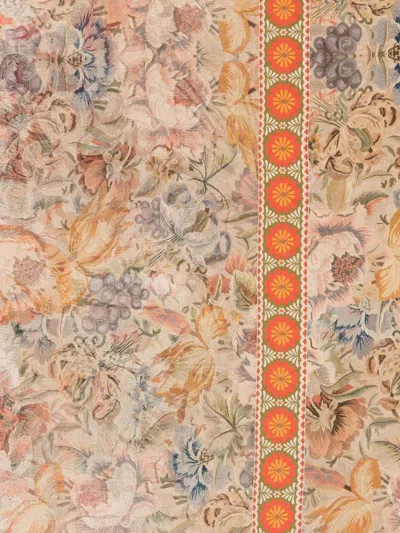 Pierre-louis Mascia Pierre Louis Mascia Printed Silk Scarf In Multi