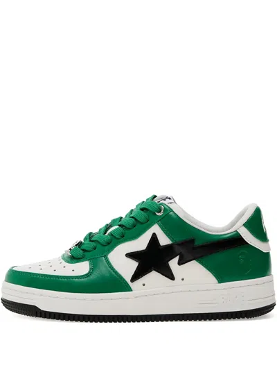 A Bathing Ape Bape Sta 3 Leather Sneakers