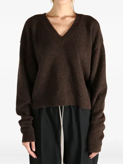 Rick Owens V-neck Sweater