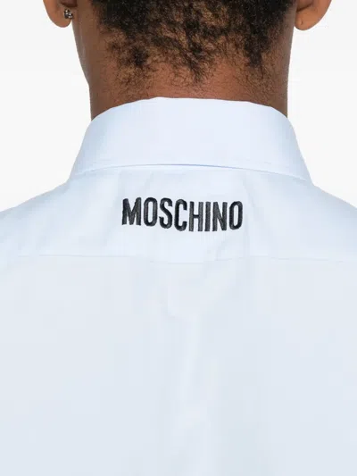Moschino Long Sleeve Shirt In Blue