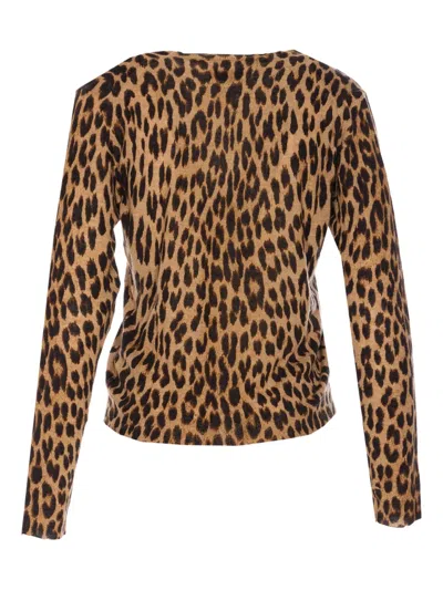 Zadig & Voltaire Manala Leo Print Cardigan