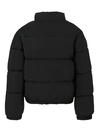 John Richmond Junior Logo-patch Puffer Jacket In Black