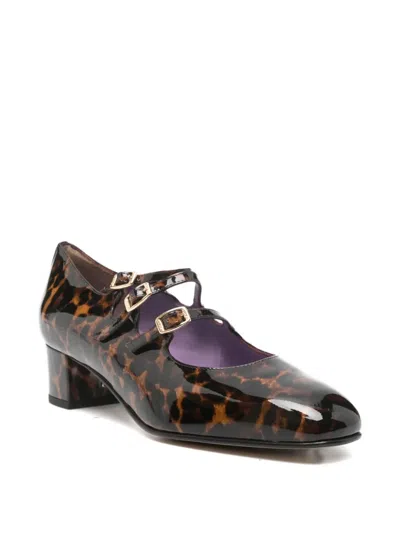 Carel Paris 40mm Kina Leopard-print Buckled Pumps