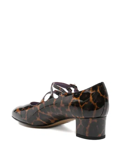 Carel Paris 40mm Kina Leopard-print Buckled Pumps