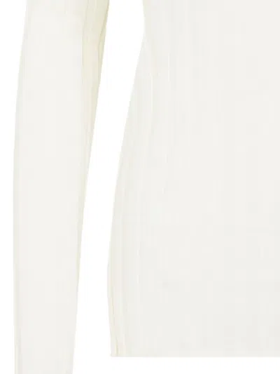 Carven Turtle Neck Underpinning Pullover Women In White